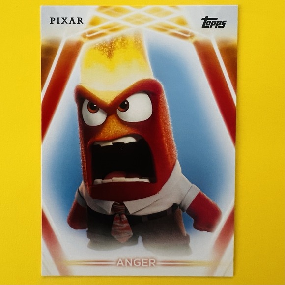 Other - 2026 Topps Disney Neon Anger #165 Pixar Base Card